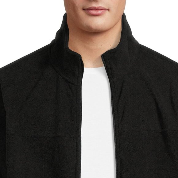 Swiss Alps Men's Full Zip Polar Fleece Jacket (X-Large, Black) - NWT, Never Worn - Picture 3 of 4